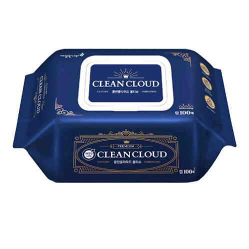 [깨끗한나라] 클린 클라우드 물티슈 캡형100매x20