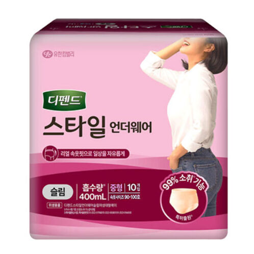 [디펜드] 스타일 라이트핏 여성 슬림 [중형10p/대형9p]