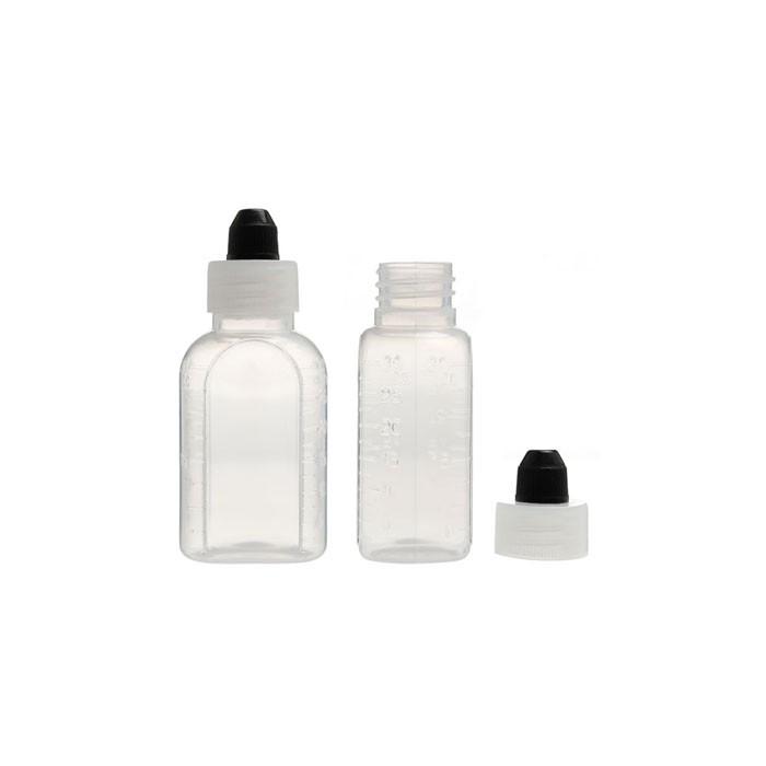 30ml 액상 리필 공병 2매1세트 휴대용 눈금 소분 케이스 밀폐 미니용기