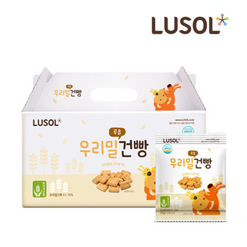 [루솔] 우리밀 건빵 20개입 선물박스
