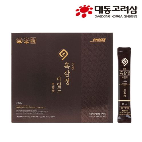 [대동고려삼] 진세노사이드 4mg_흑삼정 마일드_흑삼 농축 스틱 10ml*30포