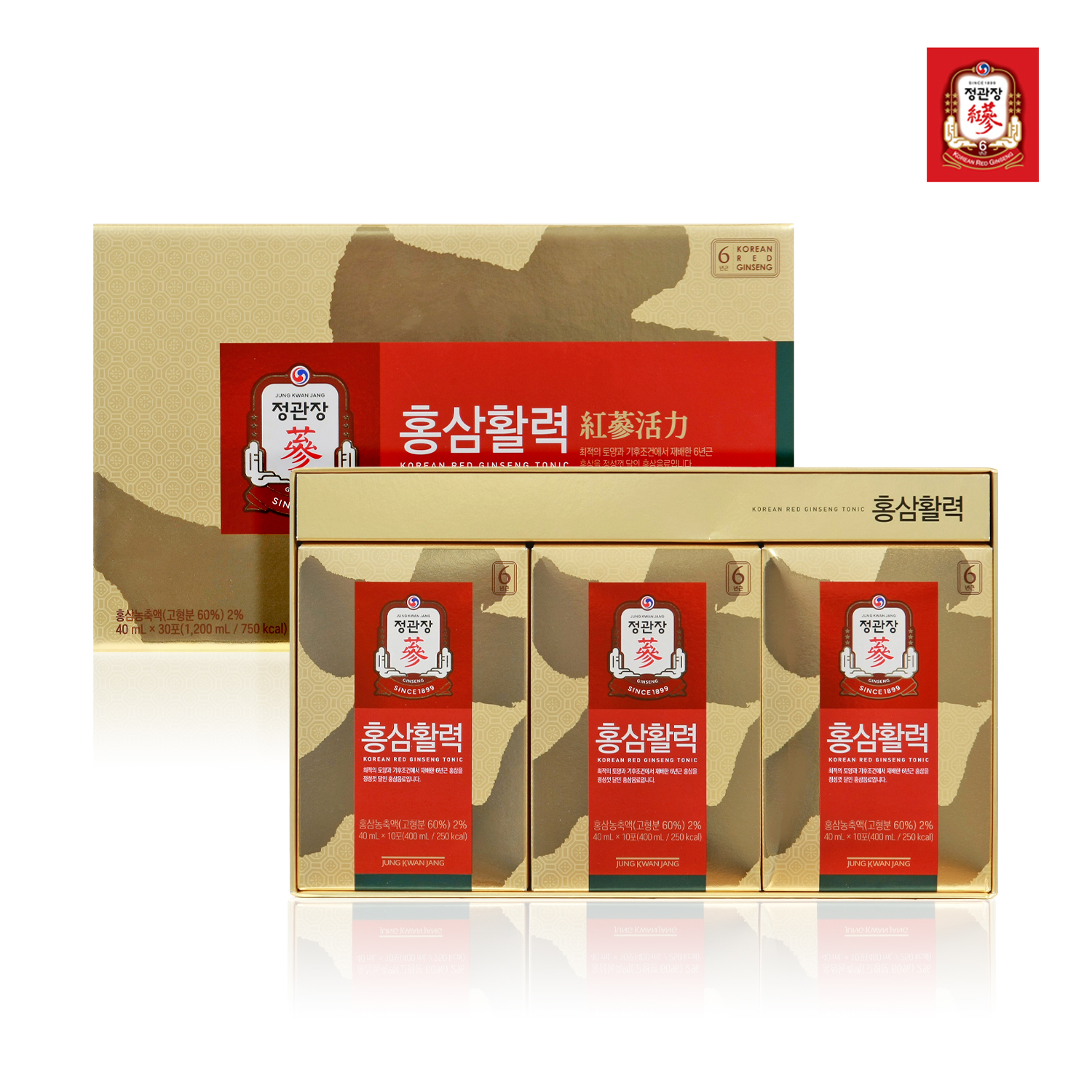 ★가정의달 미리준비★ [정관장] 홍삼활력 40ml*30포 + 쇼핑백