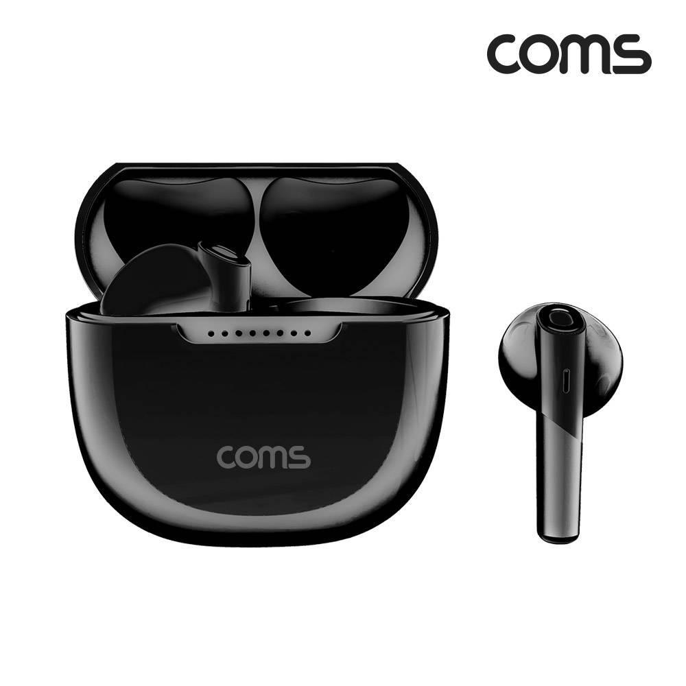 블루투스 무선 이어폰 블랙 5.3v 중저음 베이스 강화 무압박 걸침방식 자동페어링 핸즈프리