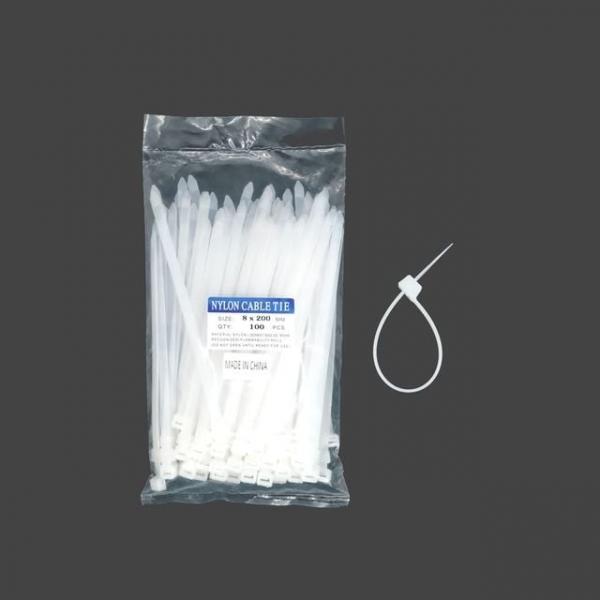 깔끔해지는케이블타이 데스크 랜선 강한결속 높은인장 두꺼운전선타이 8x200mm 100p