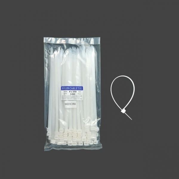 깔끔해지는케이블타이 데스크 랜선 탁월한용도 용도별사용 작업장전선타이 8x250mm 100p