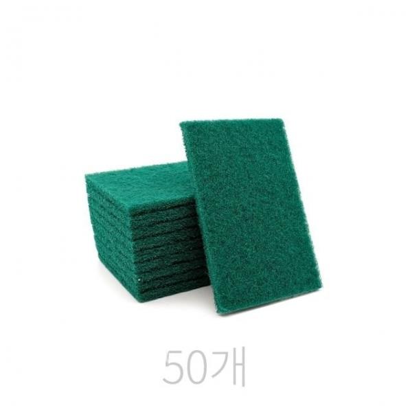 펜션청수세미 다목적수세미 업소용수세미 설거지수세미 양면수세미 100x150x8mm 50p