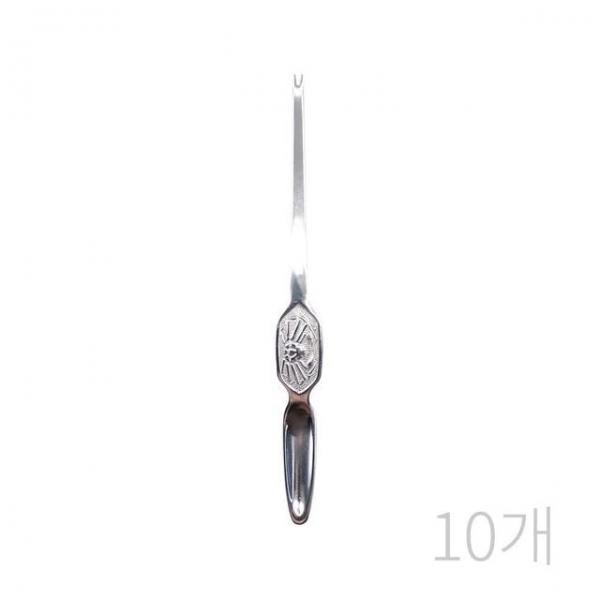 뷔페게포크 꼬챙이 꽃게포크 게살포크 랍스타포크 대10p