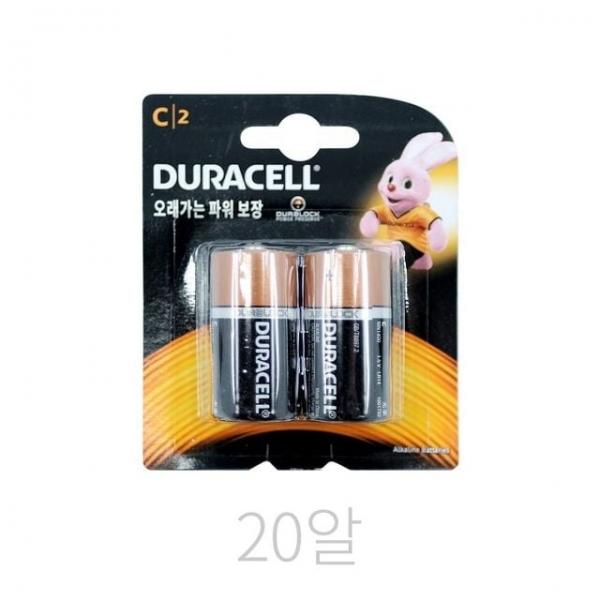 도어락듀라셀건전지 가스렌지건전지 알카라인건전지 가정용배터리 전자제품건전지 20p LR14