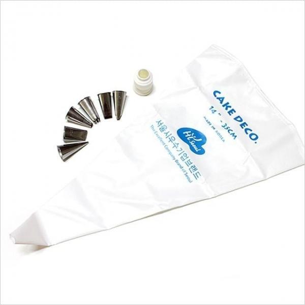 글쓰기케이크모양깍지 깍지 롤짤주머니 도구 케이크데코 소형 쿠키
