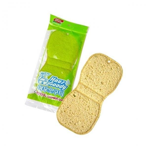 유리그릇클린펄프수세미 클린수세미 스펀지수세미 설거지수세미 청소수세미 10p 물때