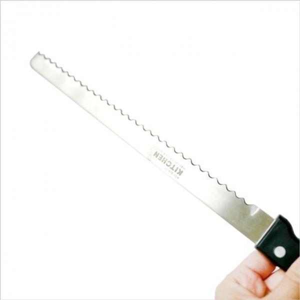 바게트커트라인빵칼 제빵칼 바게트칼 케이크칼 톱니칼 스테인레스