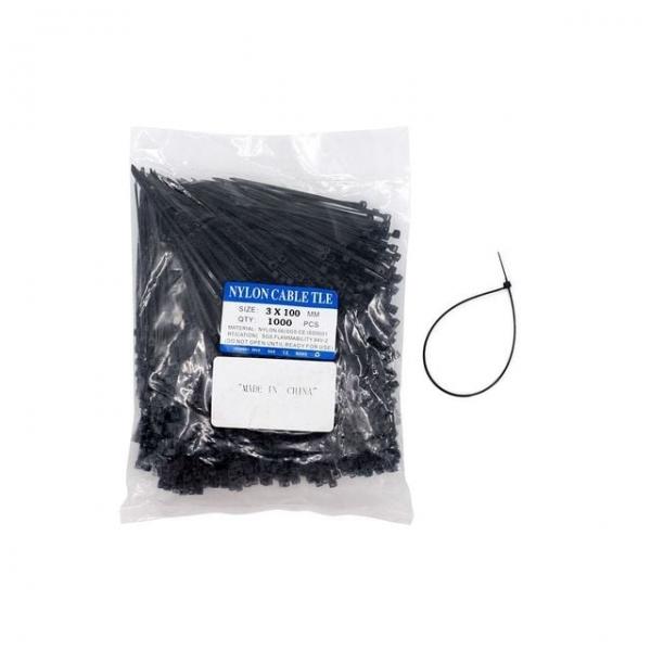 랜선케이블타이 케이블타이 홀더 케이블정리 타이밴드 3x100mm 1000p