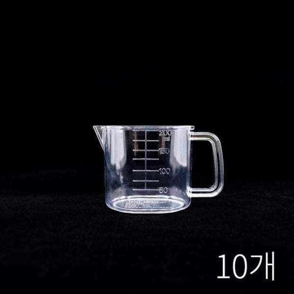 체험학습계량컵 비커컵 용량컵 계량용품 정량기 200ml 10p