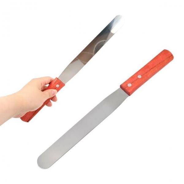 긁어내는스패큘라 베이킹도구 스패츌러 스텐칼 일자나이프 325mm 중 10p