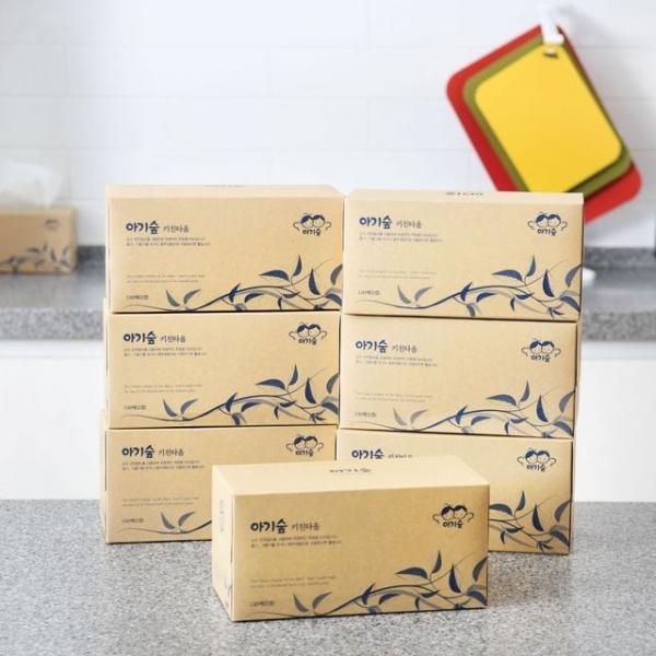 대용량휴지 싱크대 대용량 간편 기름때 주방타올 130매 x16개