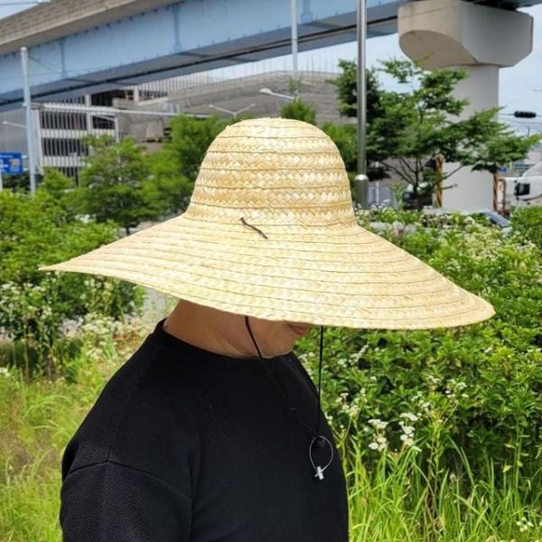 과수원버킷햇 농부 과수원 가벼운재질 얼굴커버 챙넓은모자 53~54cm