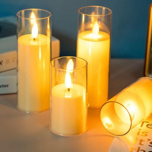 LED 전자 촛불 양초 캔들 초 무드등 대형 DD-11620