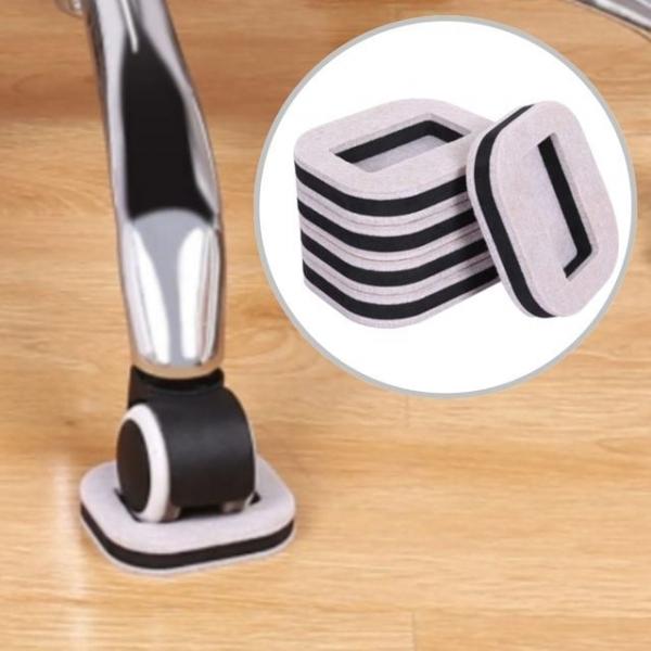 의자바퀴 고정 고정캡 바닥보호 패드