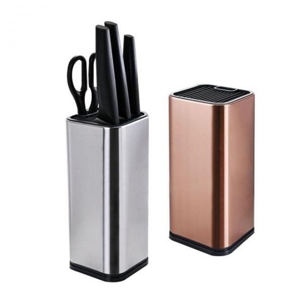 스테인리스 칼보관함 칼블럭 칼꽂이 싱크대 수납 칼통