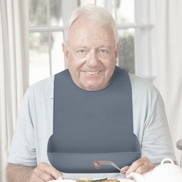 실리콘 성인 턱받이 어르신 노인턱받이 DD-11765