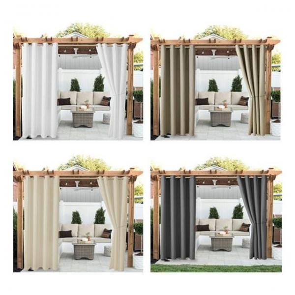 키밍 야외 방수 캐노피 블라인드 커튼 소형 카페