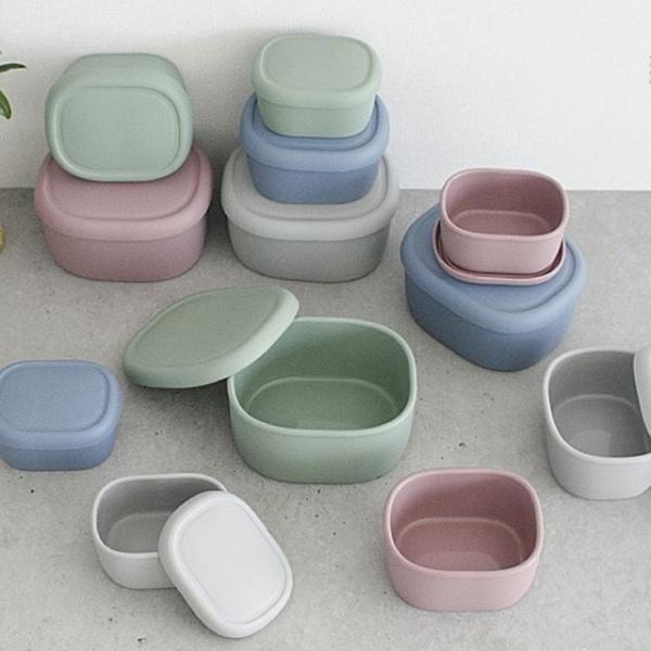 실리콘 밀폐용기 냉장고 정리 용기 직장인 도시락통