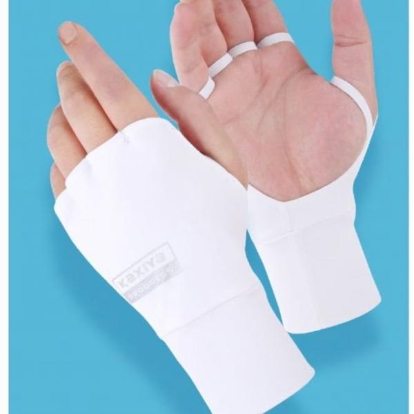 카시야 골프 손등 토시 장갑 골프 손등 커버 화이트