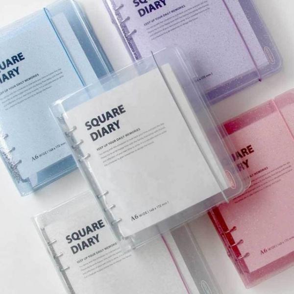 다이어리 제작 커버 트윙클 하드 밴드 네임카드