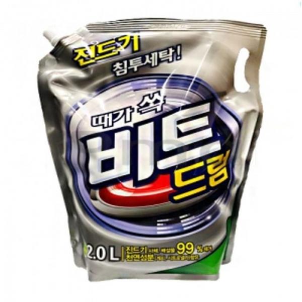 세탁 세제 비트 2L 액체형 세탁기 빨래 의류 세제