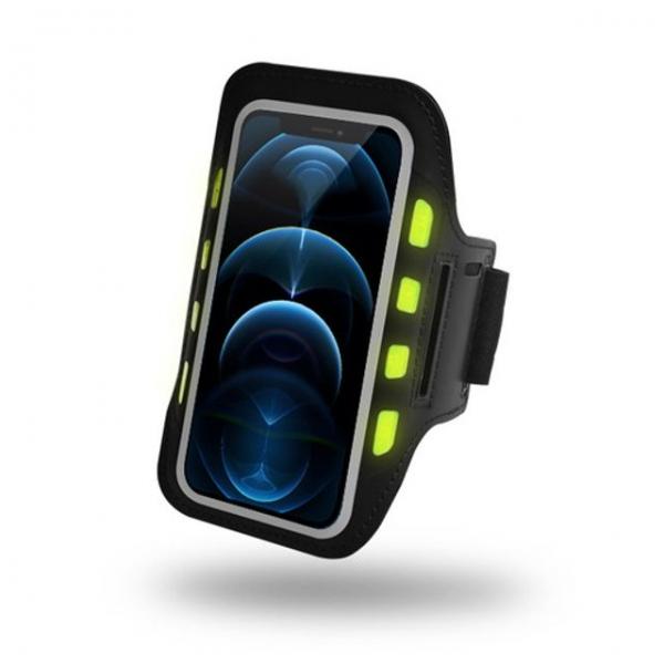 12 PRO 야간등산 LED발광 스마트폰 안전 암밴드