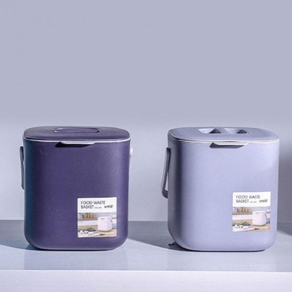 파스텔 다용도 물빠짐 바구니 음식물 쓰레기통