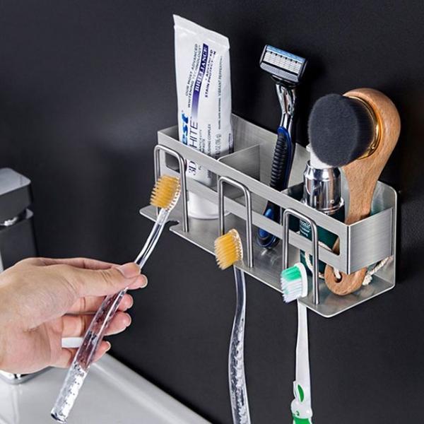 무타공 스테인레스 다용도 고급 칫솔꽂이 양치컵