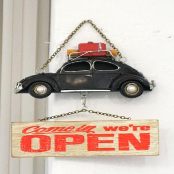 오픈클로즈 사인보드 자동차 바이크 1P 문패 안내판