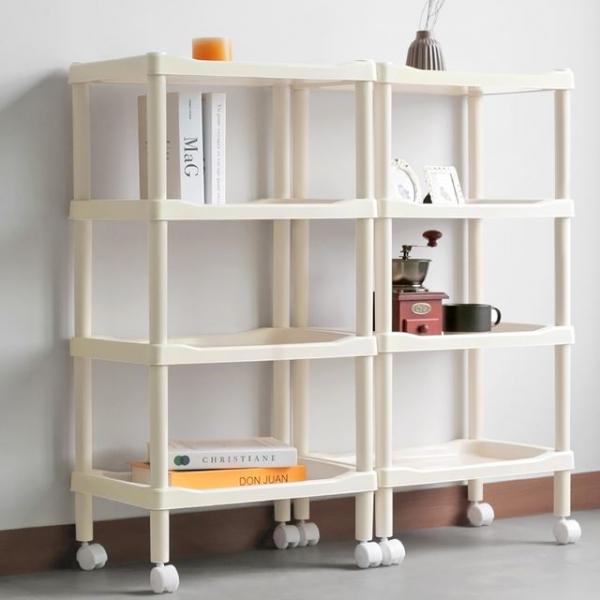 오픈 선반형 수납 진보 조립식 이동장 3단 4단