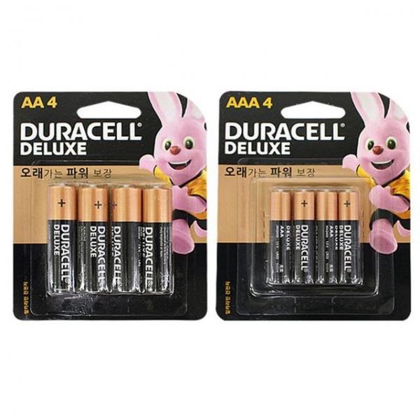 듀라셀 건전지 알카라인 건전지 AA - AAA 4p 배터리
