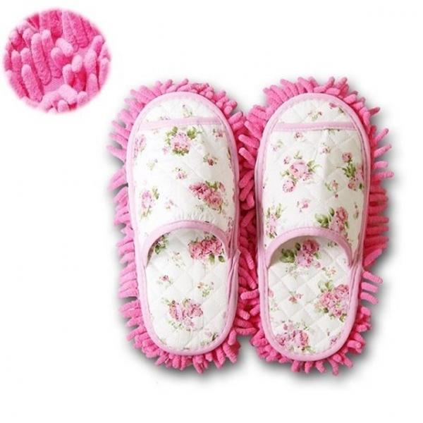 청소 실내화(약255mm)-색상랜덤 찍찍이 탈부착