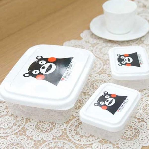 쿠마 캐릭터 밀폐용기 2size 1P 반찬통 도시락 용기