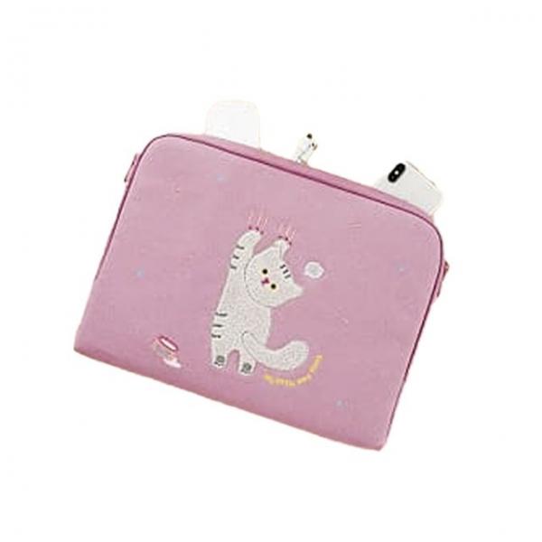 13 노트북 파우치 부클 밀크캣 1P 보관 케이스