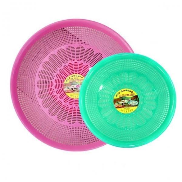 원채반(대) 플라스틱 원형채반 특채반 W