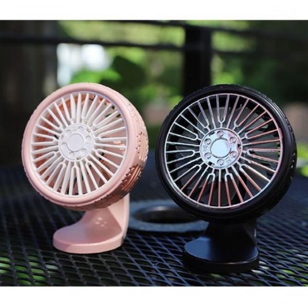 자동차 USB 선풍기 휴대용 LED 서큘레이터 송풍구