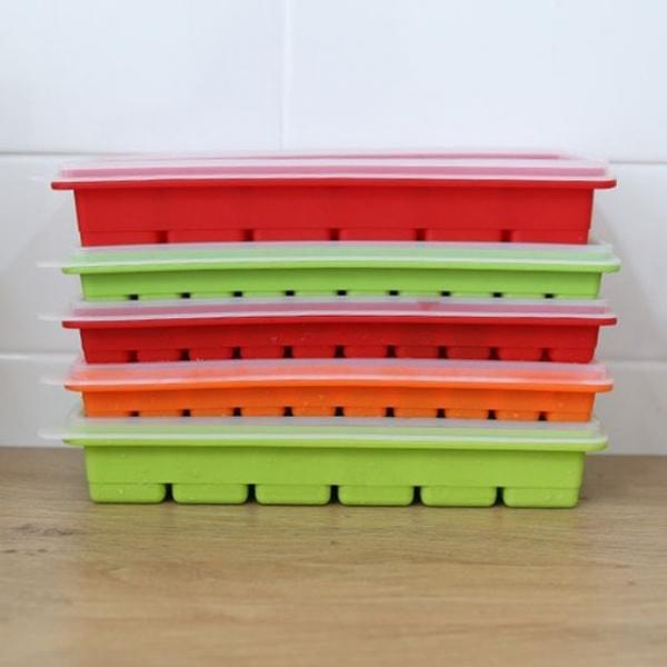 여름 홈카페 국내생산 스틱형 실리콘 얼음트레이 6홀