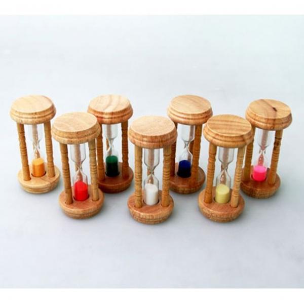 티타임 3분용 모래시계 2개 색상랜덤 티타이머 스탠드