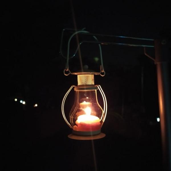 캠핑 티라이트 램프(블랙)