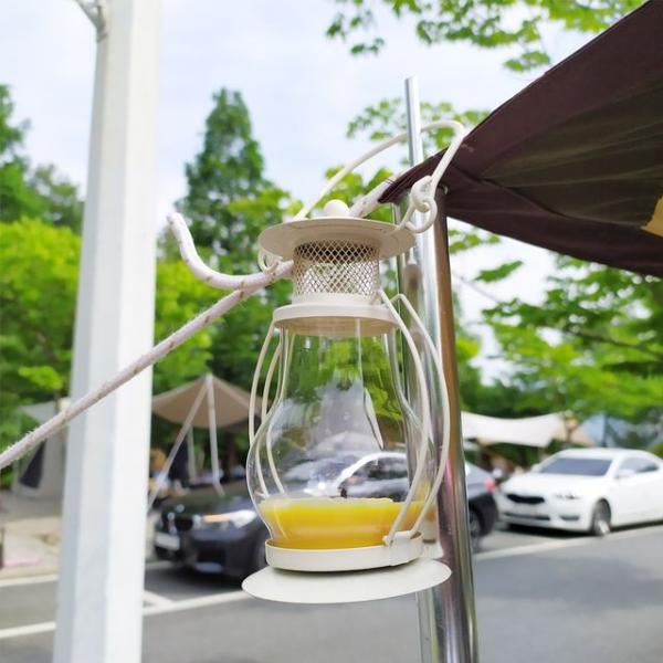 캠핑 티라이트 램프(아이보리)
