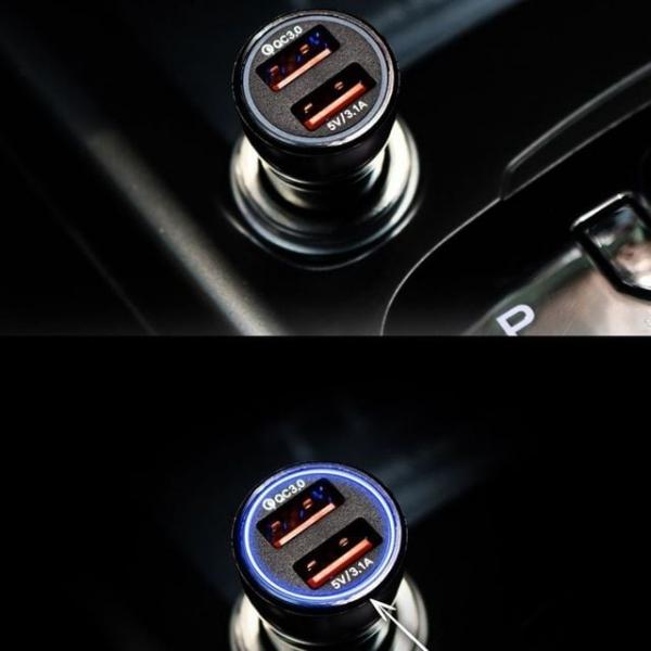 차량용 핸드폰 충전기 QC3.0 듀얼 스마트폰 충전기