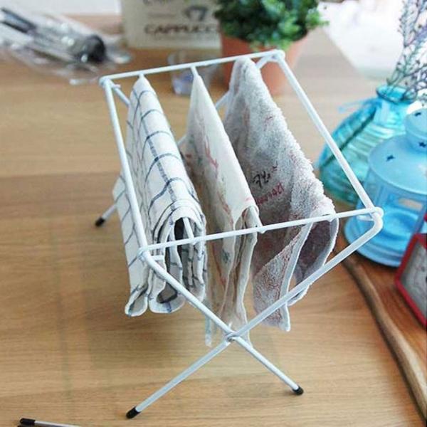 튼튼한 화이트 미니 건조대 1P 행주 수건 빨래 걸이