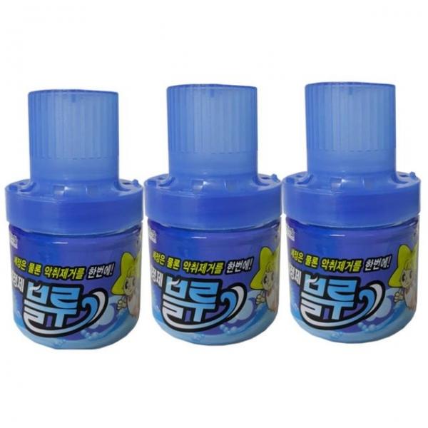 크린스타 변기세정제 블루 병타입 3병 변기청소
