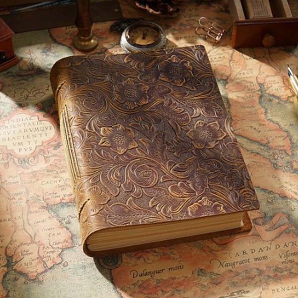 고급 크로키북 무지 드로잉 노트 가죽 스케치 메모장