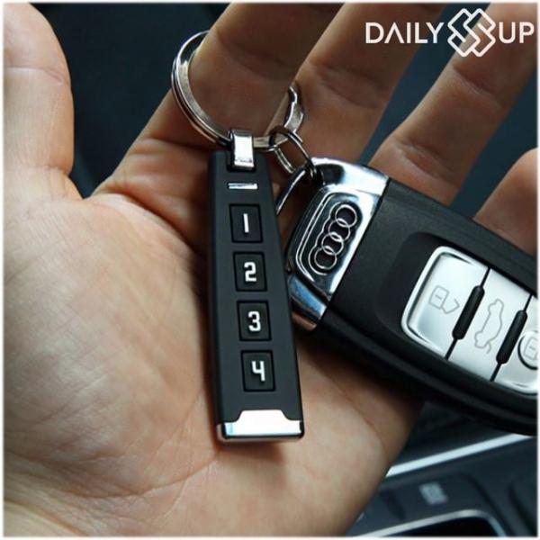 (DailySSuup) 스타렉스 슬림 키홀더 실버 메탈 넘버링