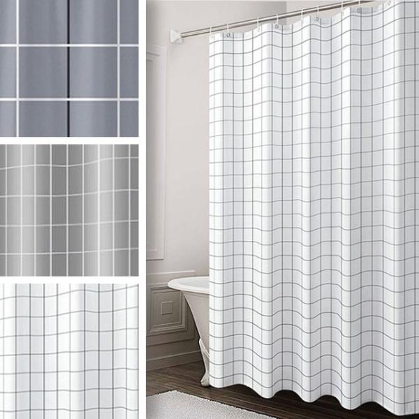 패브릭 샤워커튼 방수커튼 욕조 파티션 고급형